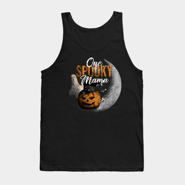 One Spooky Mama Tank Top by Rishirt